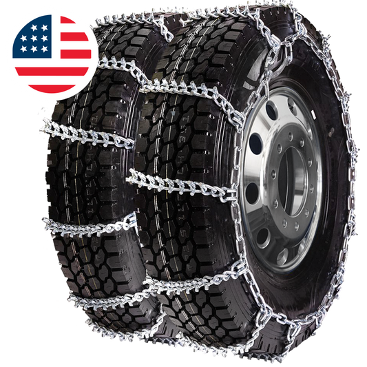 12-22.5 pewag USA made 8mm Studded Dual Triple Truck Tire Chain