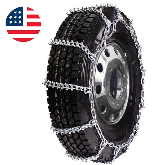 305/75-24.5 pewag USA made 8mm Studded Single Truck Tire Chain Cam