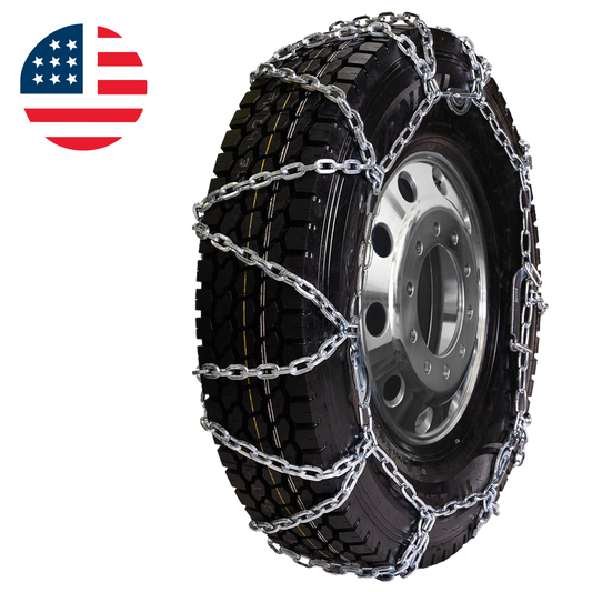 315/74-24 pewag USA made 8mm Zig Zag Studded Single Truck Tire Chain