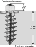 iGrip Shoulder Screw Studs, 40mm 200 Pack